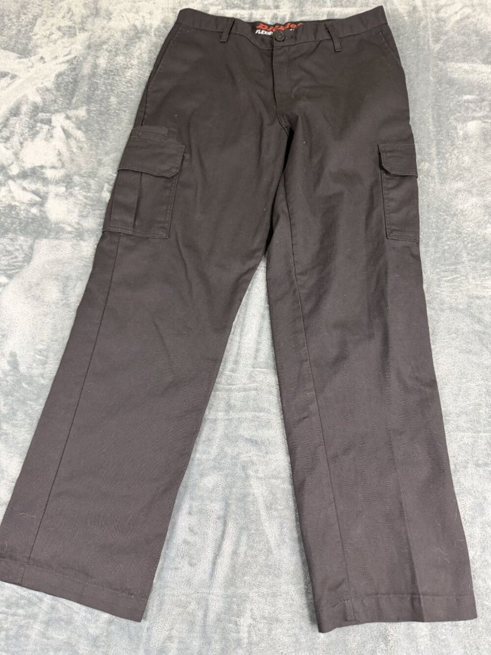 Dickies Mens Black Cargo Pants Relaxed Fit 34